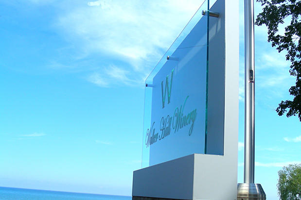 office signs 3d sign for Walker Hall Winery