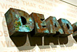 3D WALL SIGN WITH RUSTED AND PATINA FINISHES, design office metal sign, custom design 3d metal signs sign design design 3d signs sign designs, signs plaques