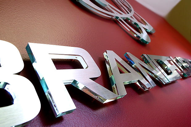 3d office sign detail brandfusion