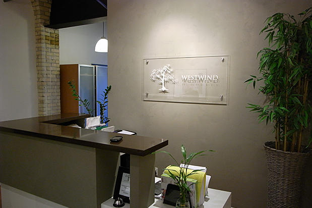 Custom Office design corporate logo sign ,Mr. Rob Sockett - Head of Development , WESTWIND PICTURES OF TORONTO , corporate office look, we can design your office space