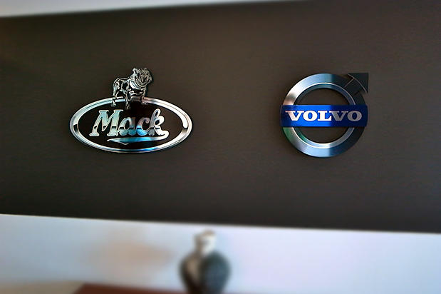 Office signs VOLVO signs and Mack Signs, carefully crafted signs and 3d signs , custom design office spaces enrich your visibility