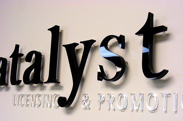 For Solution Worx - Bluewater condominiums corporate logo sign made by Art Signs in Oakville location