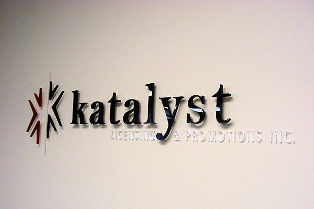 Bluewater condominiums corporate logo sign made by Art Signs in Oakville location