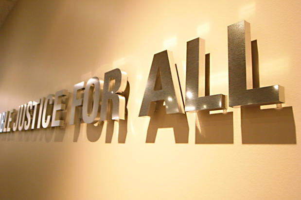 angle view of the office affordable sign