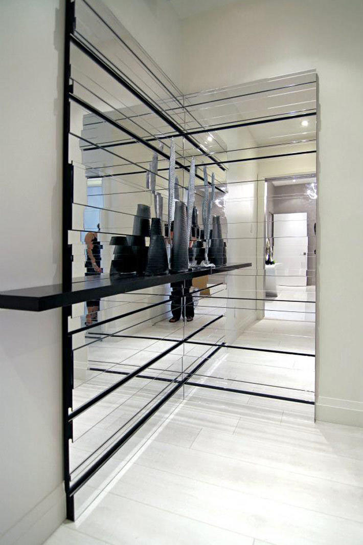 feature wall signs condo showroom