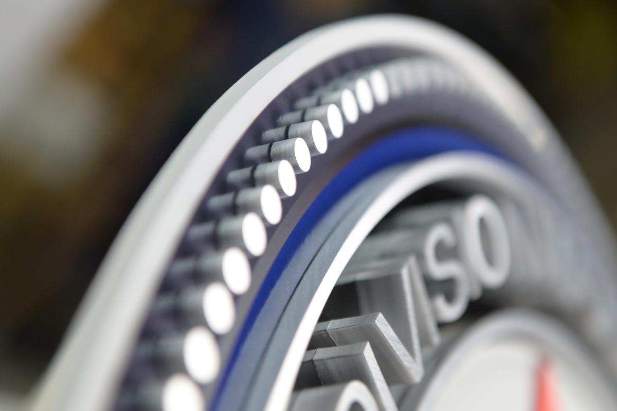 Metal Details of Government Office Door Logo