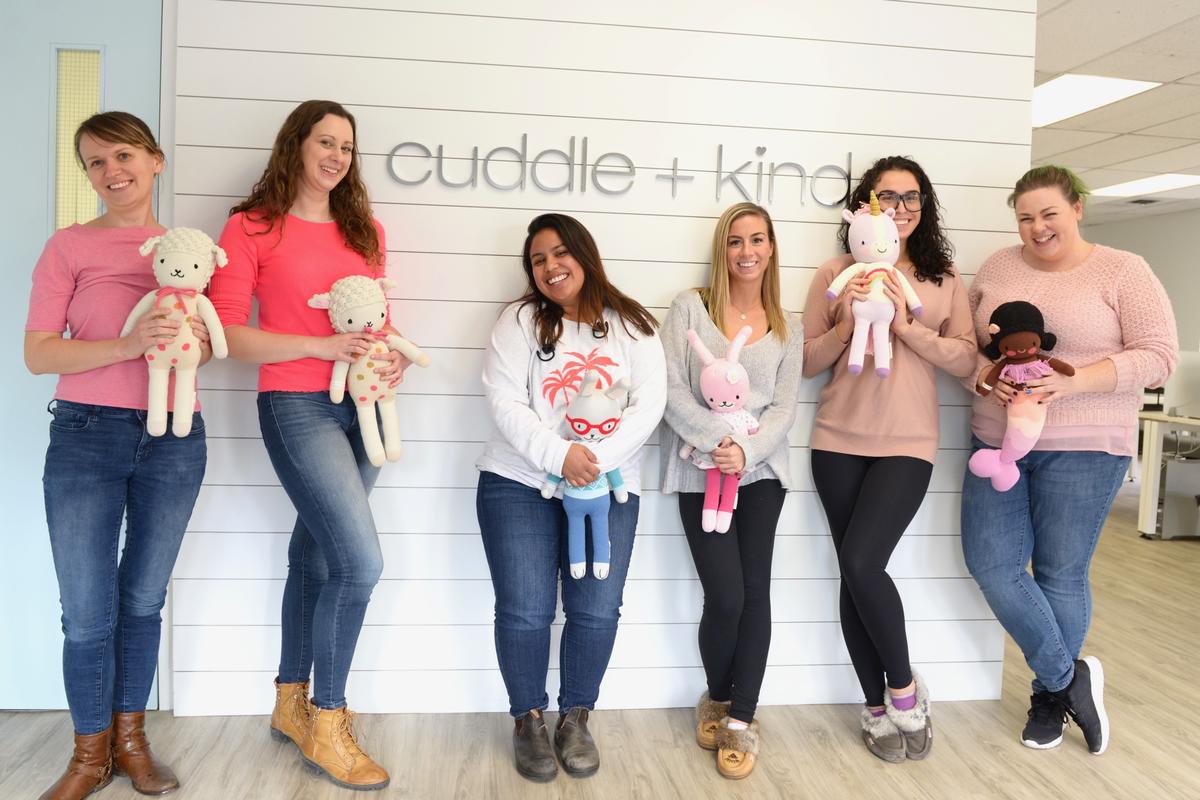 ArtSigns Group of Customers Cuddle and Kind