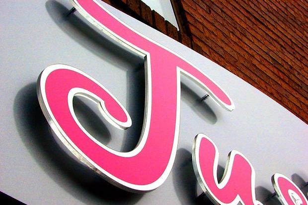 Dimensional background and corporate logo