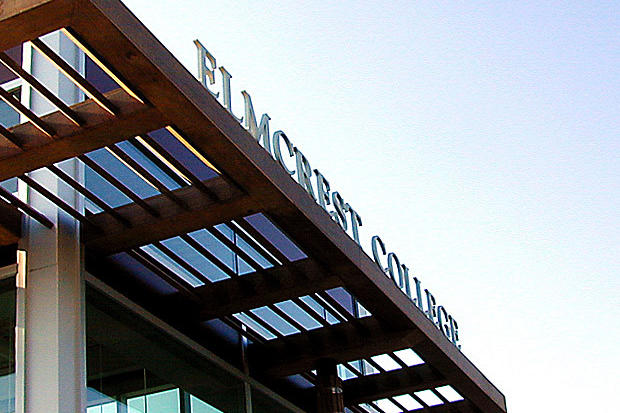 Exterior individual dimensional stainless steel metal letters