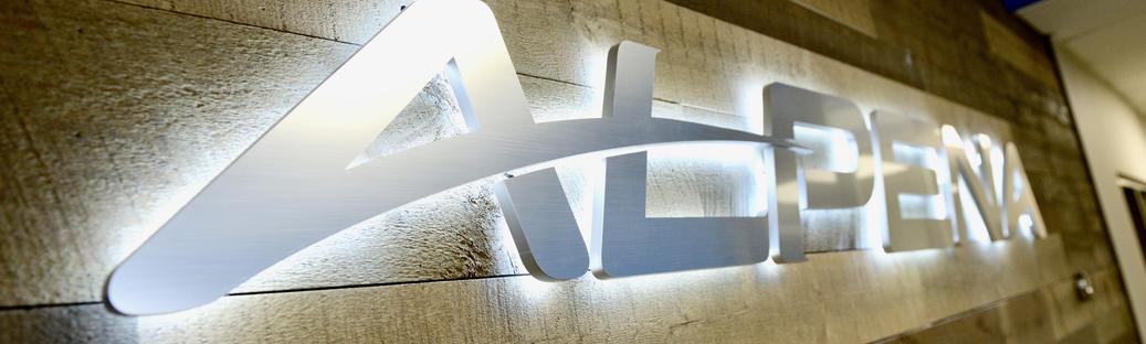 Artsigns custom backlit sign banner alpena