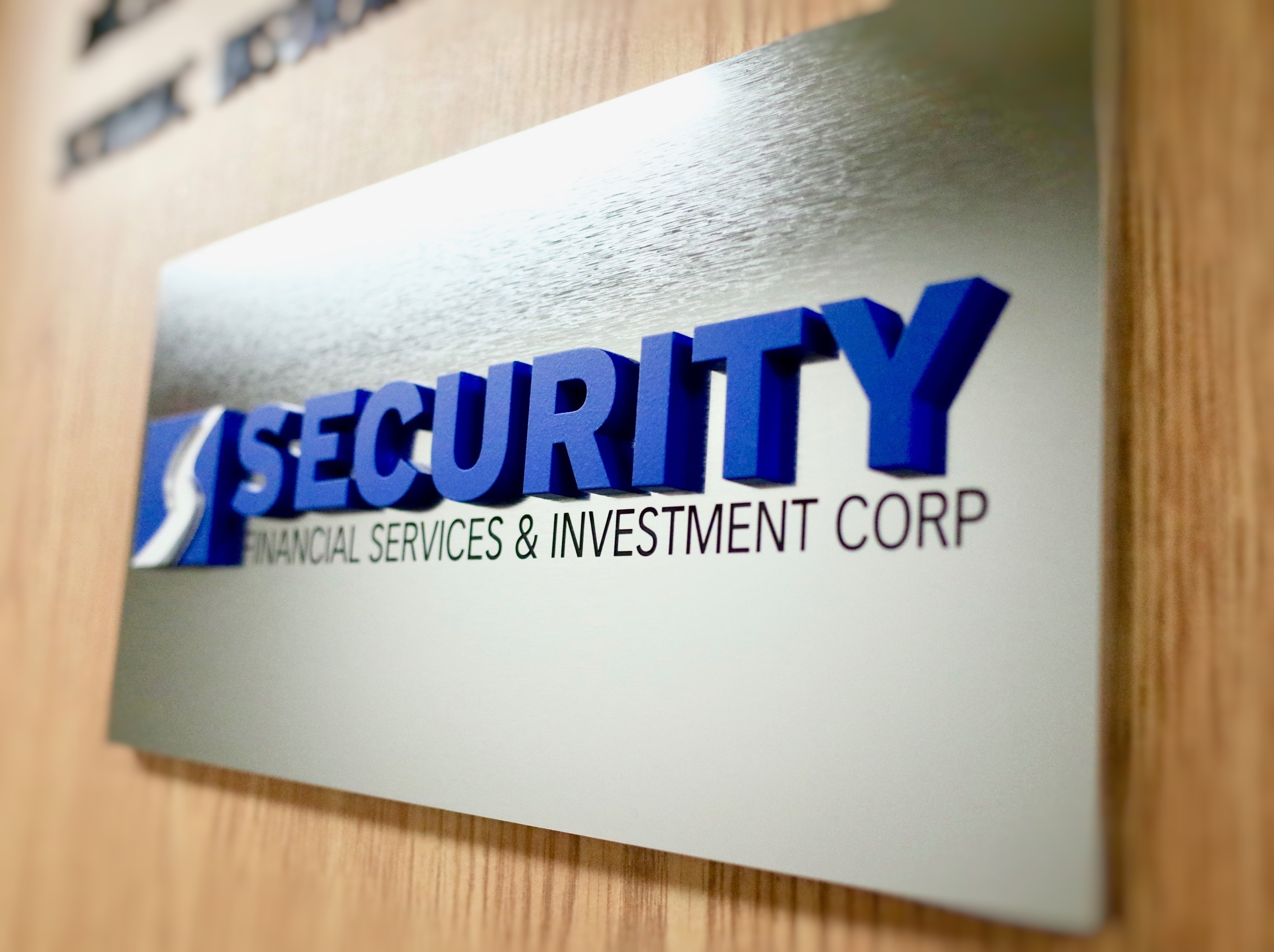 Corporate Office Door Sign Engraved 3d Letters Sfs 